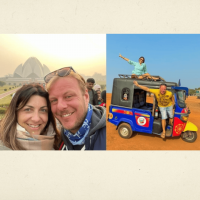 Italian tuk-tuk travel vloggers make a pit stop in Delhi: Meet Jenny, Adam and Raja