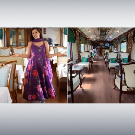 Travel vlogger shows India’s most luxurious train with fancy bar, spa, 5-star restaurant; tickets cost up to ₹4 lakh