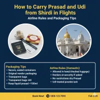 How To Carry Prasad And Udi From Shirdi In Flights: Airline Rules And Packaging Tips
