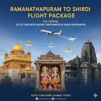 Ramanathapuram To Shirdi Flight Package Via Chennai | 2N 3D Tour With Nashik, Pandharpur & Shani Shingnapur