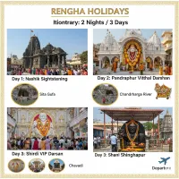 Kovilpatti To Shirdi Flight Package Via Chennai | 2N 3D Tour With Nashik, Pandharpur & Shani Shingnapur