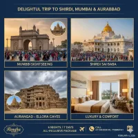 Coimbatore To Shirdi Flight Package Via Chennai | 1N 2D Tour With Ranjangaon Maha Ganapathi & Shani Shingnapur