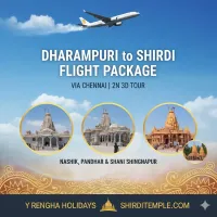 Madurai to Shirdi Flight Package via Chennai | 1N 2D Tour with Ranjangaon Maha Ganapathi & Shani Shingnapur