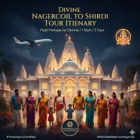 Karur to Shirdi Flight Package via Chennai | 1N 2D Tour with Ranjangaon Maha Ganapathi & Shani Shingnapur