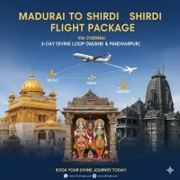 Kumbakonam to Shirdi Flight Package via Chennai | 2N 3D Tour with Nashik, Pandharpur & Shani Shingnapur