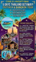 2 Days PATTAYA & 2 Days BANGKOK TOUR
