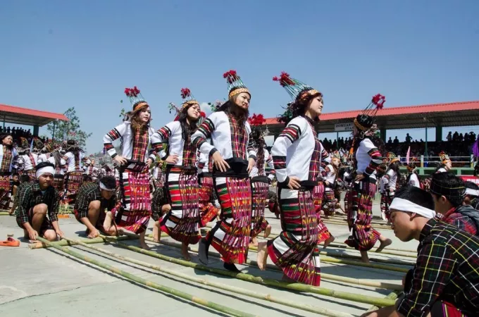 Aizawl during Chapchar Kut Festival