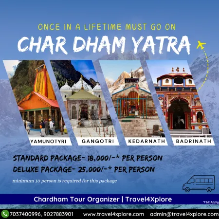 Chardham Yatra Fixed Departure Sep-2025