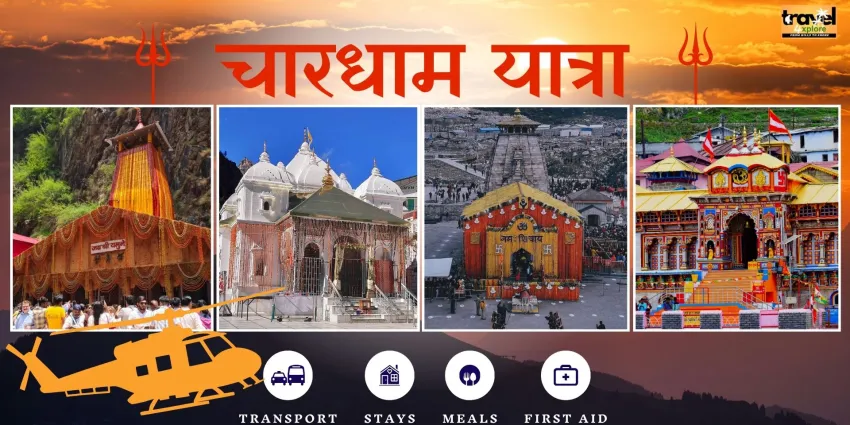 Char Dham Yatra by Heli 5 Night / 6 Days