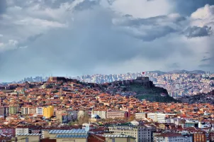 Panoramic View of Ankara from Ankara Castle