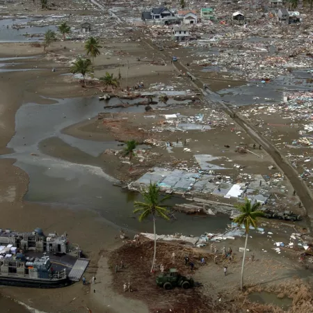 9. During the 2004 Tsunami, India's southernmost point, Indira Point, subsided by 4.25 metres