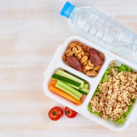 6. CARRY YOUR OWN WATER BOTTLE AND SNACKS