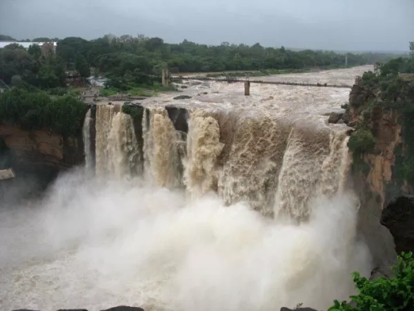 Trek up to the Rocky Gokak Falls
