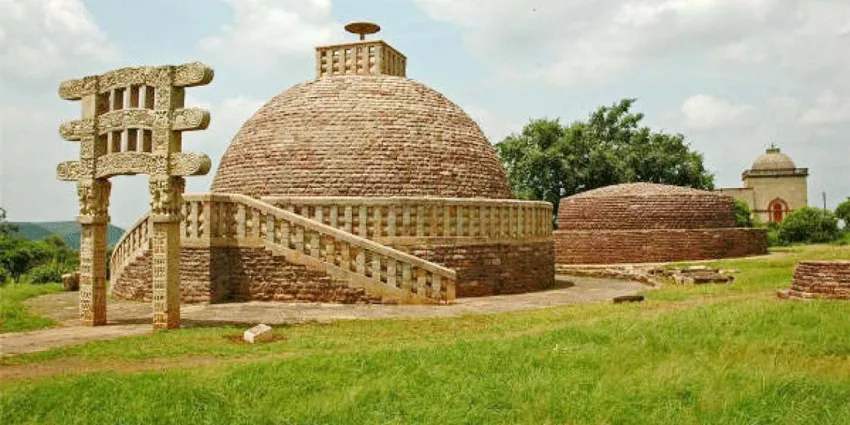 Go back to the history at The Sanchi Stupa