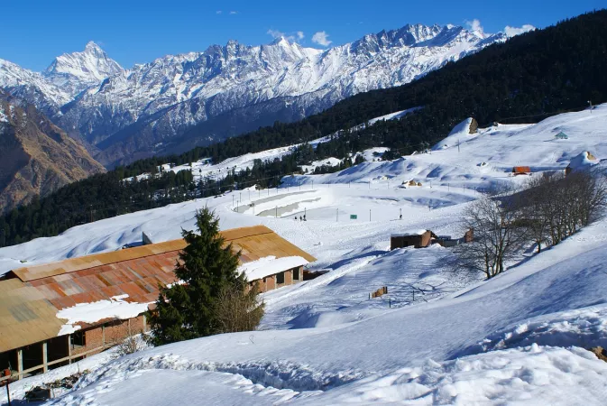 2. The Auli biking trail