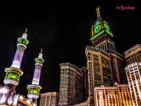 3. Abraj Al Bait Clock Tower - Mecca, Saudi Arabia