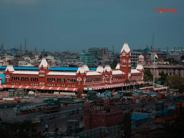 4. Chennai Central Railway Station - Chennai