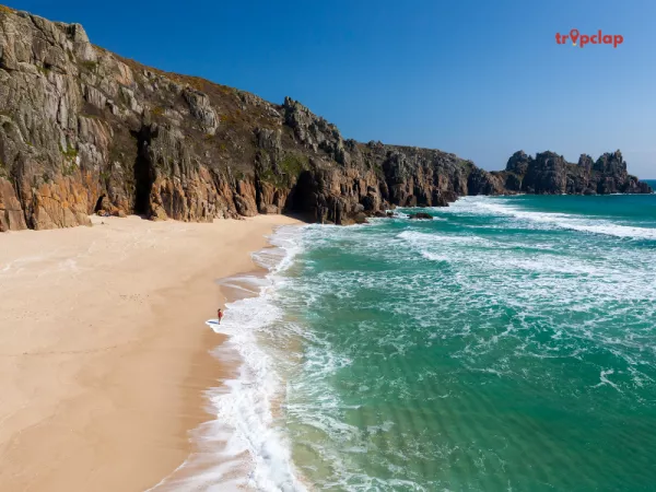 Porthcurno Beach, Cornwall, England