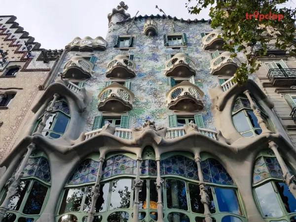The Casa Batlló, Barcelona, Spain