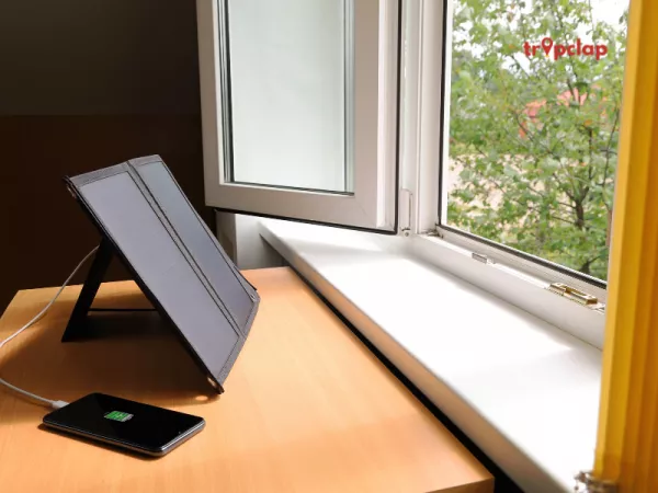 5. Solar-powered Portable Charger