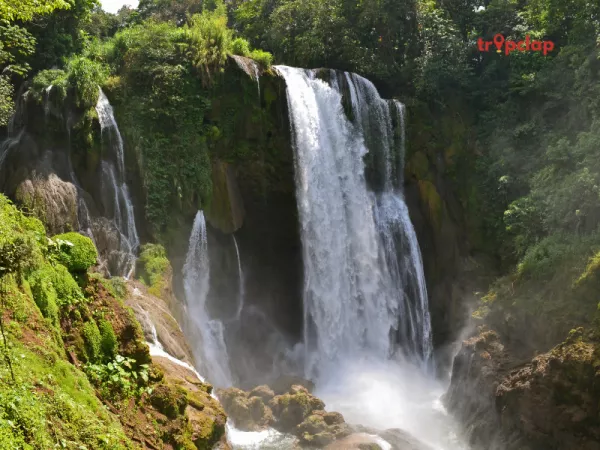 8. Aharbal Waterfall - The Natural Wonder