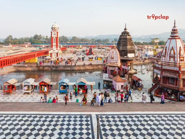 4. Haridwar, Uttarakhand (Distance: 220 km from Delhi)
