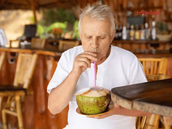 10. Snacks and Coconut Water: