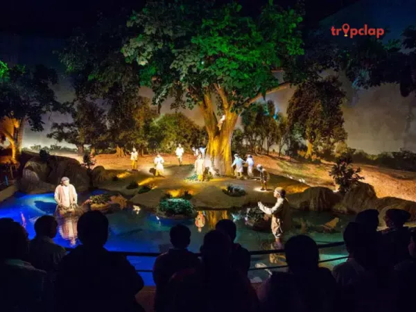 Exhibits in Akshardham Temple