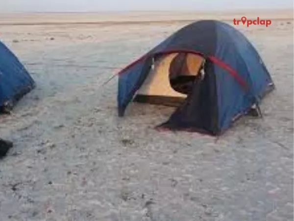 Camping at the Mandvi beach