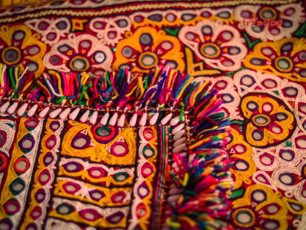 Shopping at Mandvi Beach