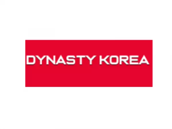 2. Dynasty Korea