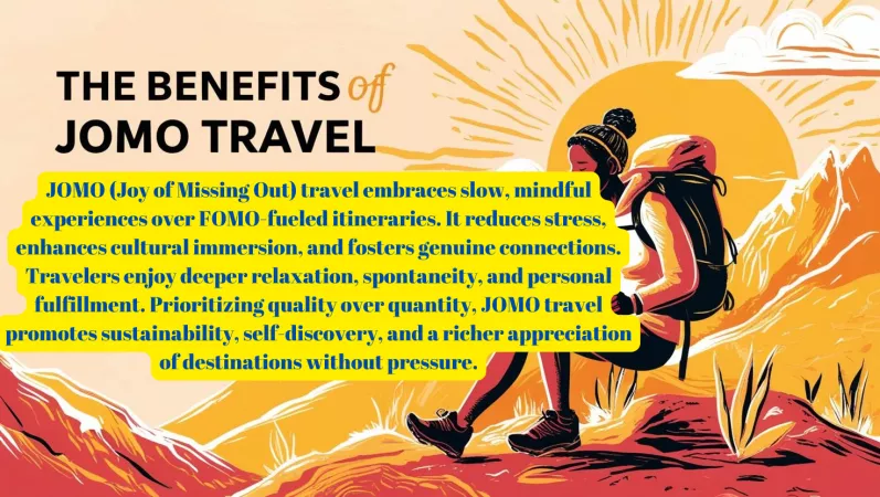 The Benefits of JOMO Travel
