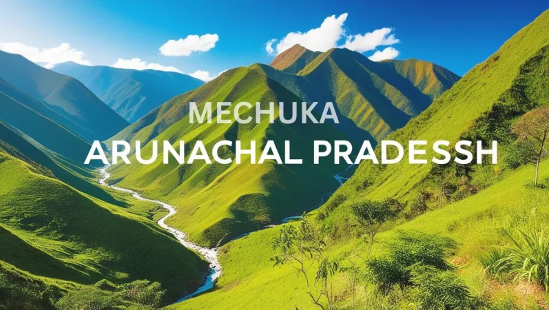 6.Mechuka, Arunachal Pradesh