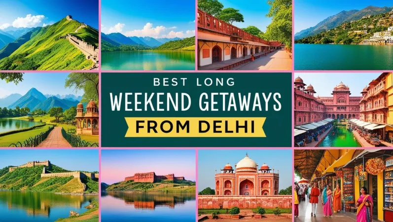 Best Long Weekend Getaways from Delhi