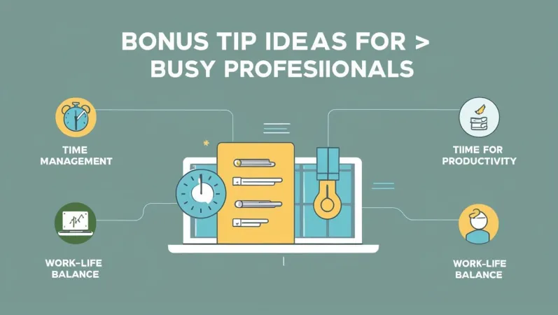 Bonus Tip for Busy Professionals