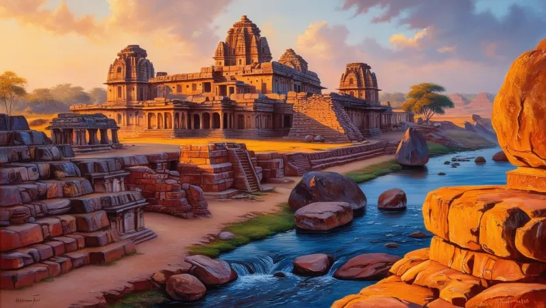 5. Hampi – Ruins, Rocks, and River Vibes