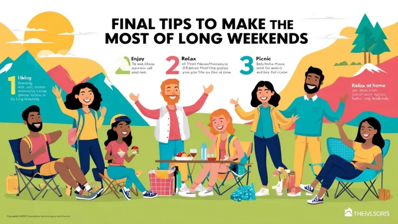  Final Tips to Make the Most of Long Weekends: