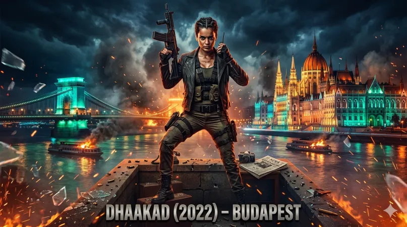5. Dhaakad (2022) – Budapest