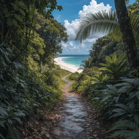Trekking with a View: Explore the Paradisiacal Path to Paradise Beach