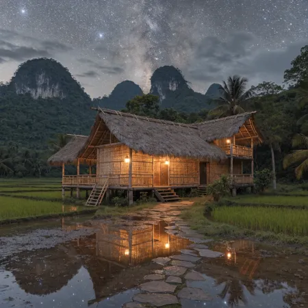 Staying on Majuli: From Bamboo Cottages to Homestays