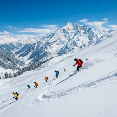Ski the Slopes of Apharwat Peak
