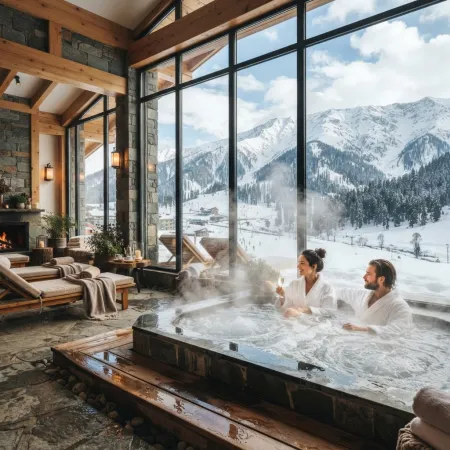 Spa and Relaxation in Snow